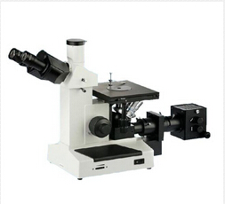 Trinocular inversion metalloscope
